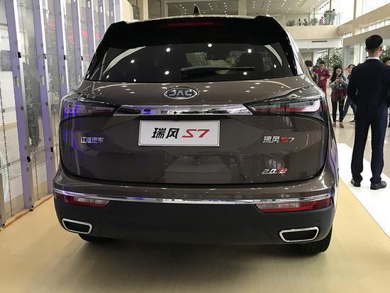 瑞风S7亮相配ACC无线充电，干掉GS8、CS95没商量