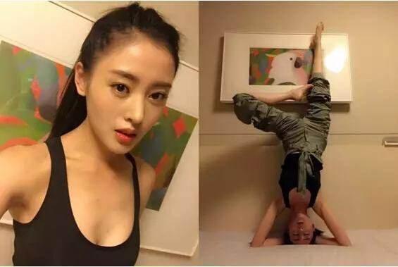 陈意涵倒立成瘾，还有哪些女神喜欢倒立？