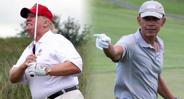 上任100天打高尔夫19次，川普想忘记奥巴马