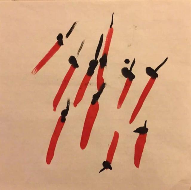 孙俪油画和孩子们的童趣画：才女名不虚传，画狗最像