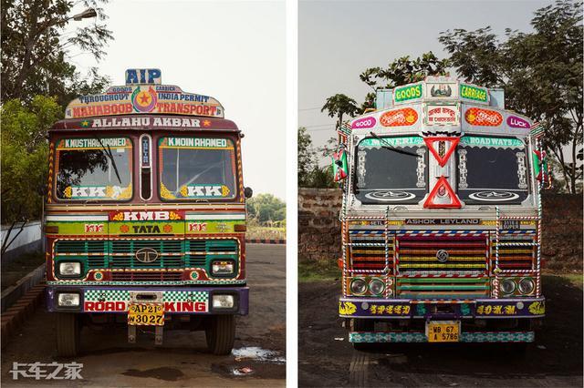 印度卡车看上去很风骚？这就是他们自己的卡车文化