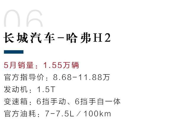 5月国产SUV销量前10，一款新车上市不久就杀入前三