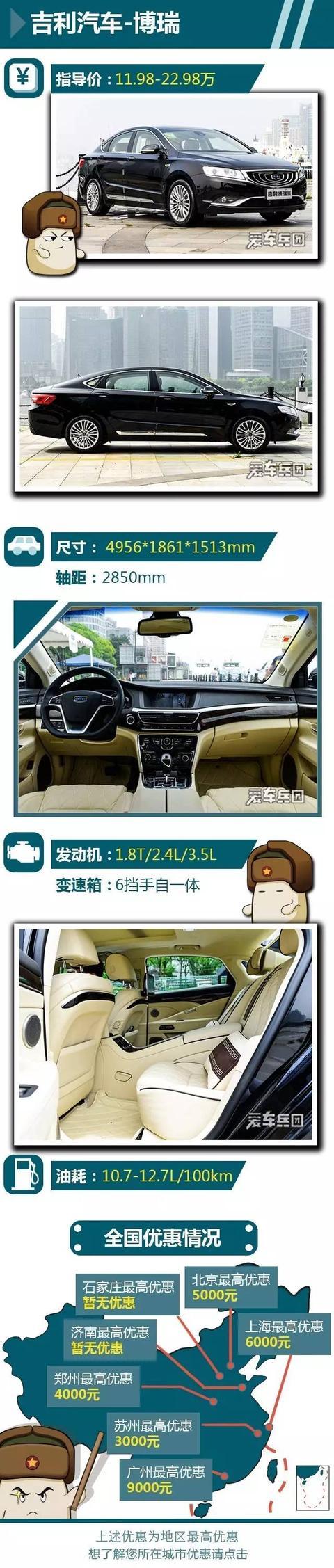 中国品牌的骄傲：这三款高品质中型车，最低10.28万