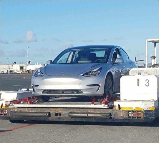 特斯拉Model 3运往美国之外，但首批不会在中国上市