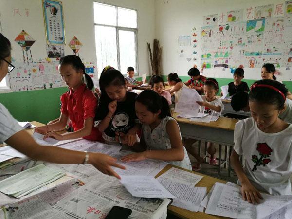邓州市桑庄镇中小学召开散学典礼暨暑期安全教育活动