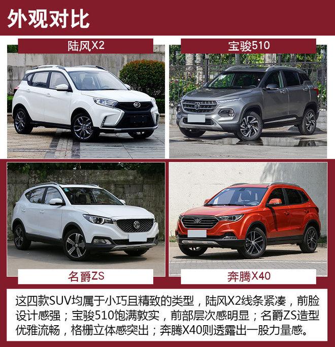 四款自主精品小型SUV 谁是高性价比之选