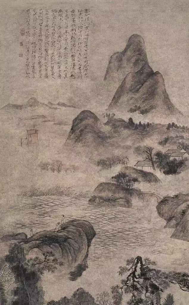 石涛传世水墨山水画集锦（高清大图）