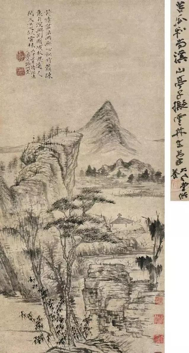 石涛传世水墨山水画集锦（高清大图）