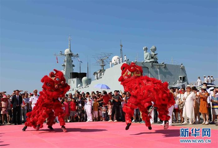 中国海军远航访问编队抵达希腊进行友好访问