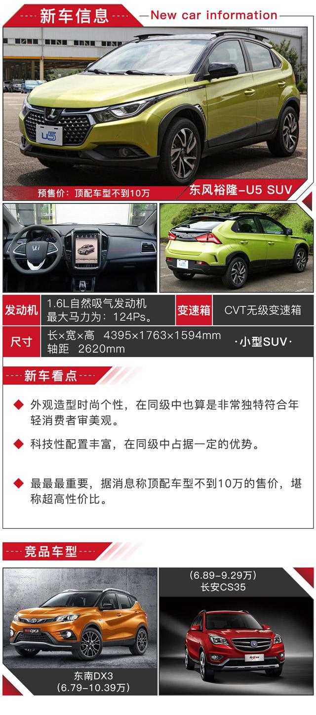 又一款专门为年轻人而设的SUV？顶配可能也不过10万