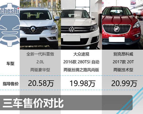 20万买高品质家用SUV 科雷傲/途观/昂科威选谁？