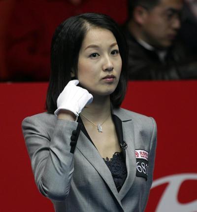 中国最美女裁判，2人来自台球界，1人被称为赤木晴子