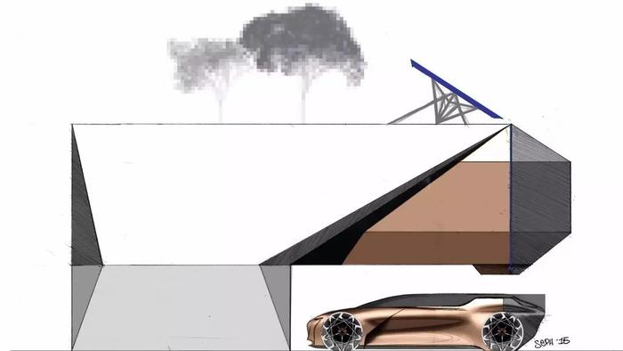 雷诺电动概念车Symbioz Concept设计过程图集