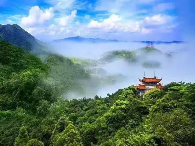 广东东莞观音山国家森林公园国庆中秋长假旅游公示