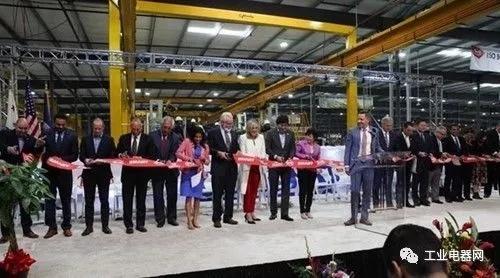 比亚迪在美国首家独资大巴工厂竣工投产