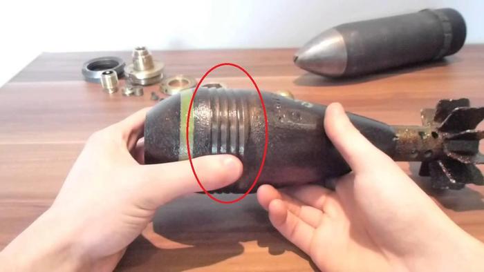 迫击炮弹上的一圈圈螺纹是干什么用的，是为了散热么？