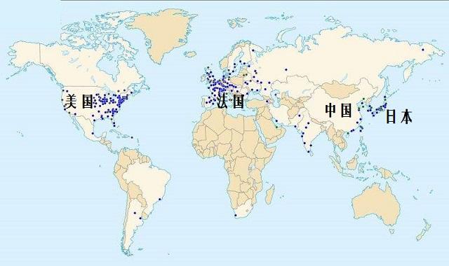 中国核电站分布地图：从沿海深入内陆
