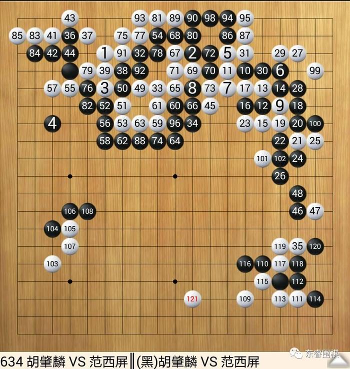 范西屏授胡肇麟两子局棋评（中）