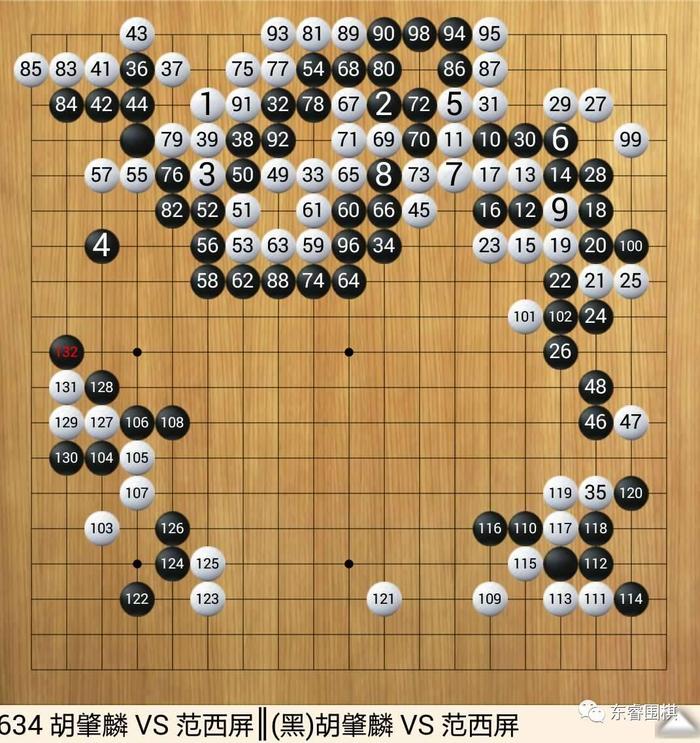 范西屏授胡肇麟两子局棋评（中）