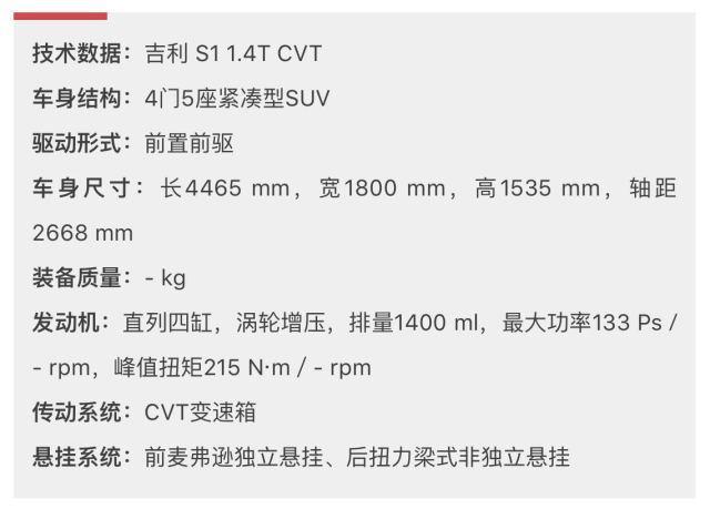 试吉利最新跨界SUV，1.4T+CVT平顺性一流，预计售价只要6万