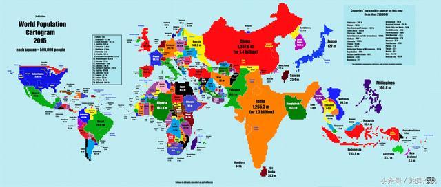 世界人口超过一亿的12个国家盘点