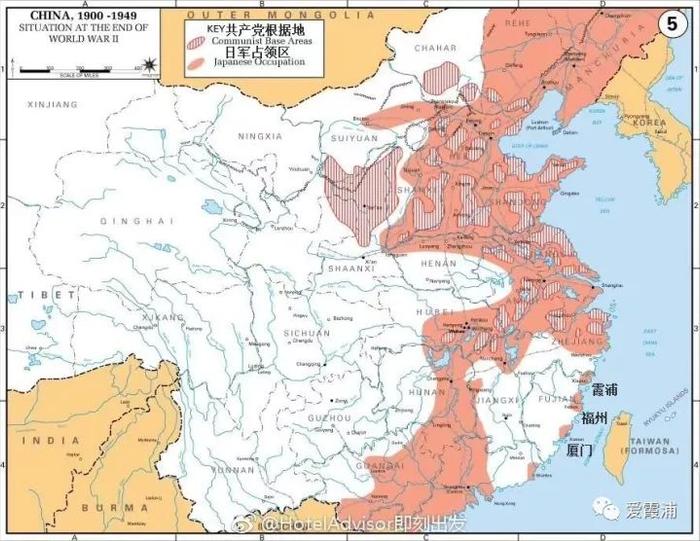 外媒：抗日战争时期福建省就厦门、福州和霞浦被日本人占领了