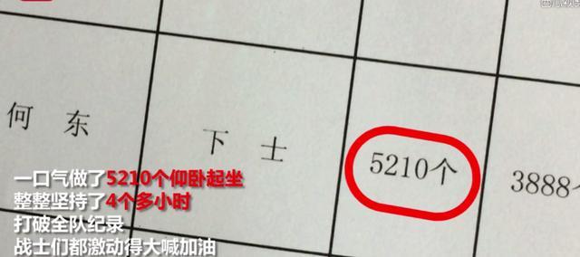 这个中国武警，一口气做5210仰卧起坐，视频瞬间爆红网络！