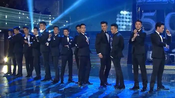 TVB台庆50个小生跳支舞都是江湖，看出谁是一哥了吗？