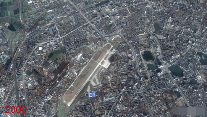空中看武汉，武汉机场的变化