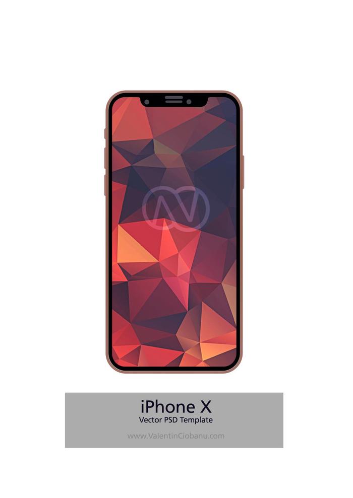 UI设计大集合最新版iPhone X 界面设计展示模板下载!