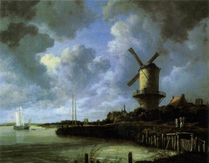 西方艺术介绍——荷兰风景画家梅因德尔特·霍贝玛
