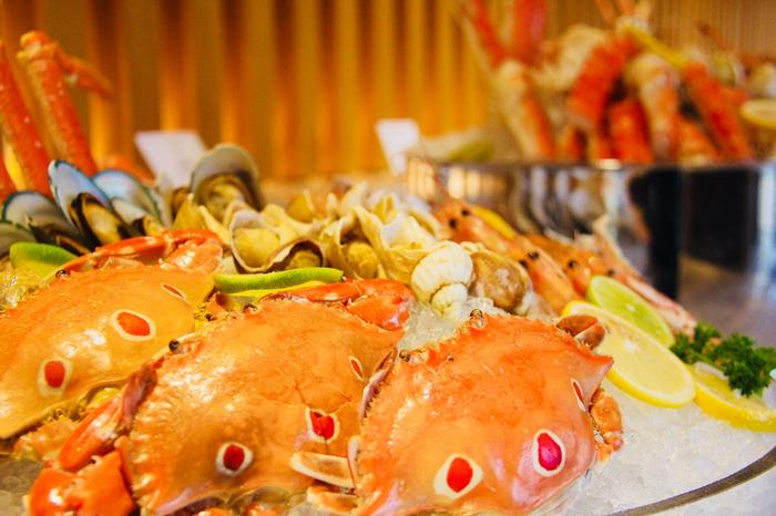 西安蓝海风万怡酒店“万荟轩”餐厅海鲜自助盛宴！