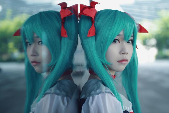 活动小丑miku cosplay