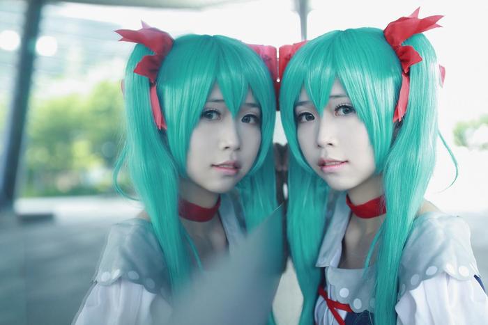 活动小丑miku cosplay