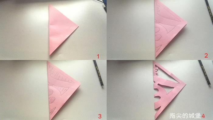教大家做三款简单的剪纸, 立体剪纸和窗花剪纸, 图解教程