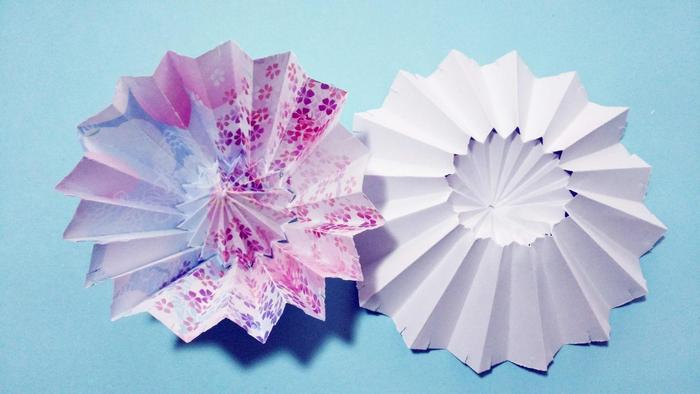 一起来折把油纸伞吧，做法简单又漂亮，手工折纸教程