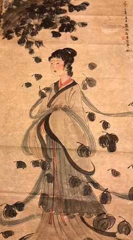 傅抱石（仕女图）请鉴赏。