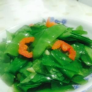 好吃得不要不要的清炒豌豆荚
