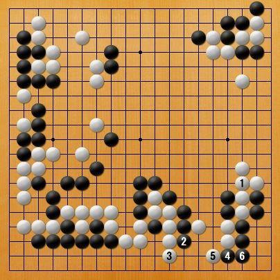 AlphaGo Lee对Zero第18局：攻防一体的绝好点