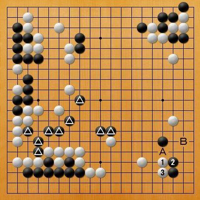 AlphaGo Lee对Zero第18局：攻防一体的绝好点