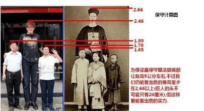 比姚明还高80厘米, 清代第一高人詹世钗真实身高揭秘