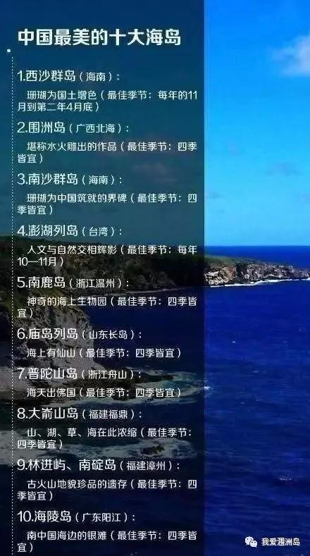 入围“中国最美十大海岛”涠洲岛 | 官方旅行攻略