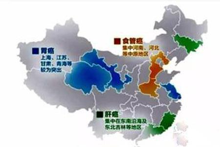 各省癌症分布特点，京津沪是肺癌，你的家乡是什么？