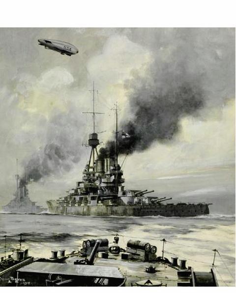 德国一战最强战舰一巴伐利亚级战列舰！英雄战舰
