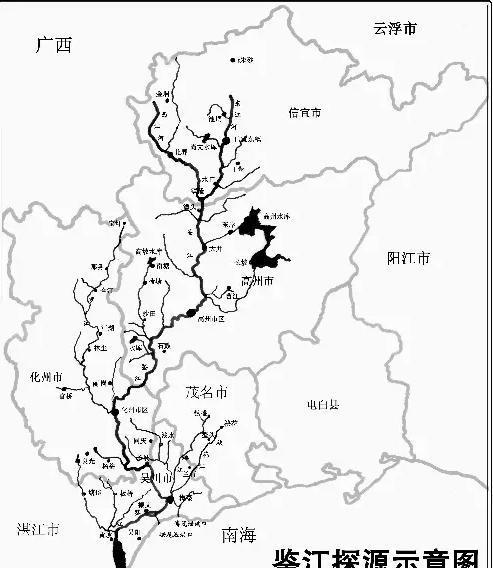 化州人，你知道鉴江源头在哪里吗？