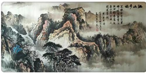 远上寒山石径斜 白云深处有人家---著名画家高乾山水作品欣赏