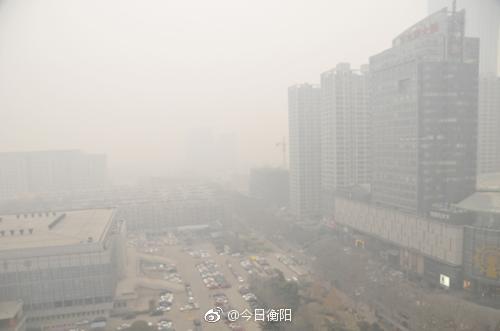 衡阳市气象部门发布今冬首个中度霾黄色预警