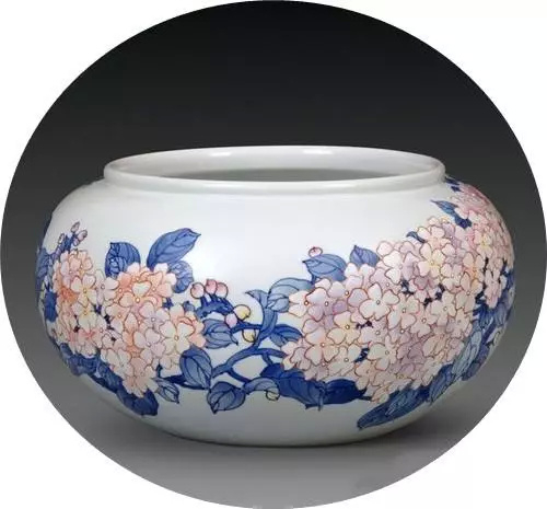 中国古美術品、耀州窑刻花鳥小口四系花瓶、 中国瓷器造型大全，