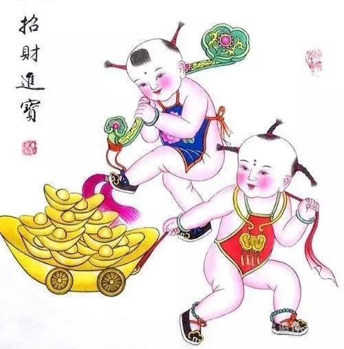 怀旧年画-传统年画系列一