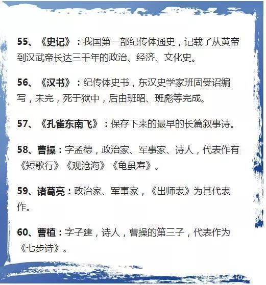 掌握牢固这些知识点,语文满分轻松拿下,没有丝毫压力